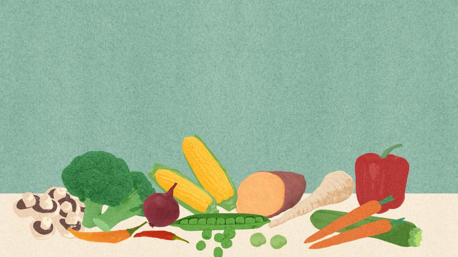 Assortment of fresh vegetables