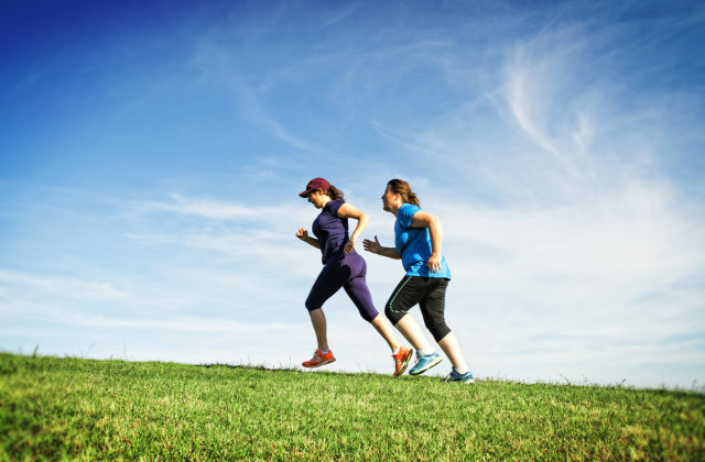 losing weight running